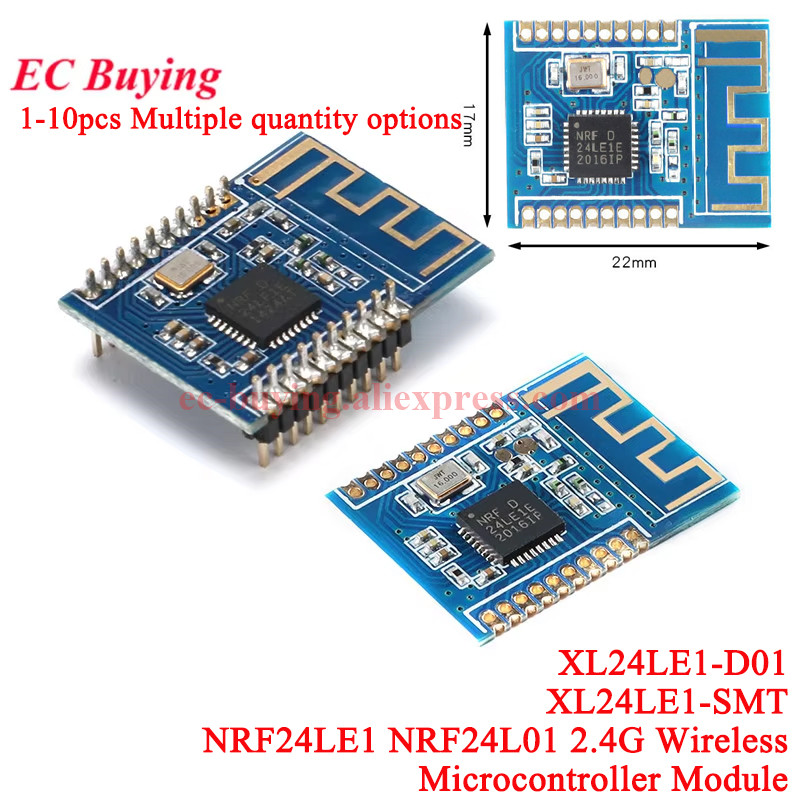 1-10Pc NRF24LE1 WiFi Wireless  - огляд і ціна Nrf24L01