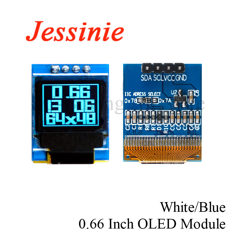 0.66 inch OLED LCD Dispaly Mod - огляд і ціна Ssd1306