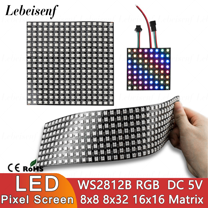 LED Digital Pixels Screen WS28 - огляд і ціна Ws2812B