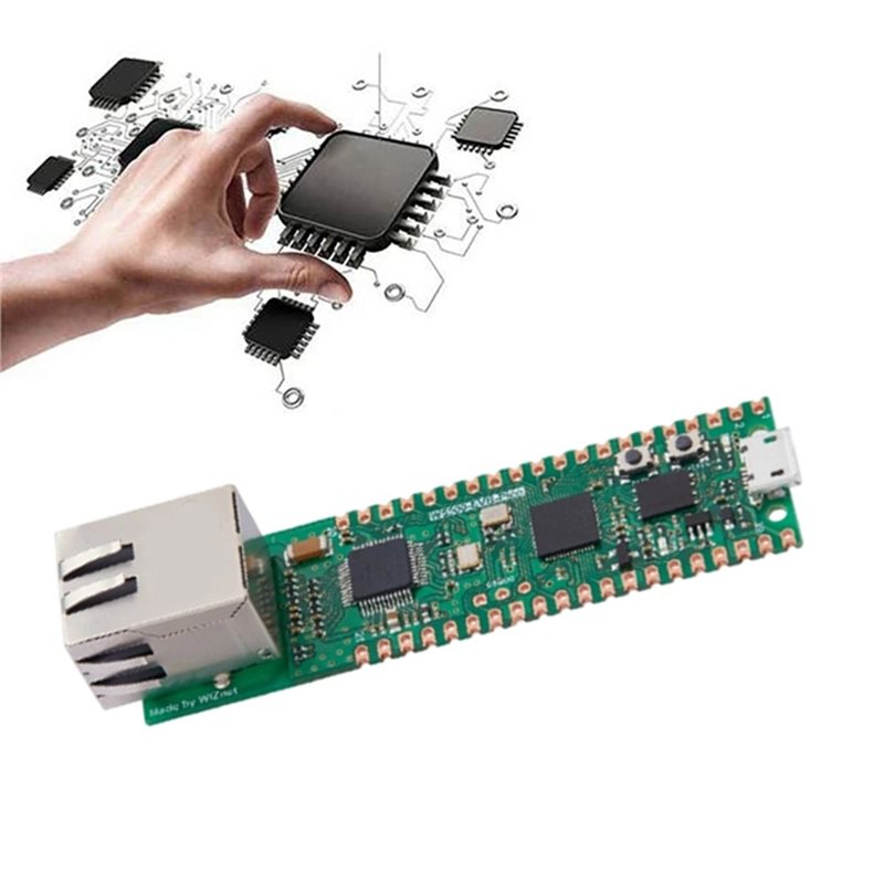 ABUO-W5500-EVB-Pico2 Ethernet  - огляд і ціна Ethernet W5500