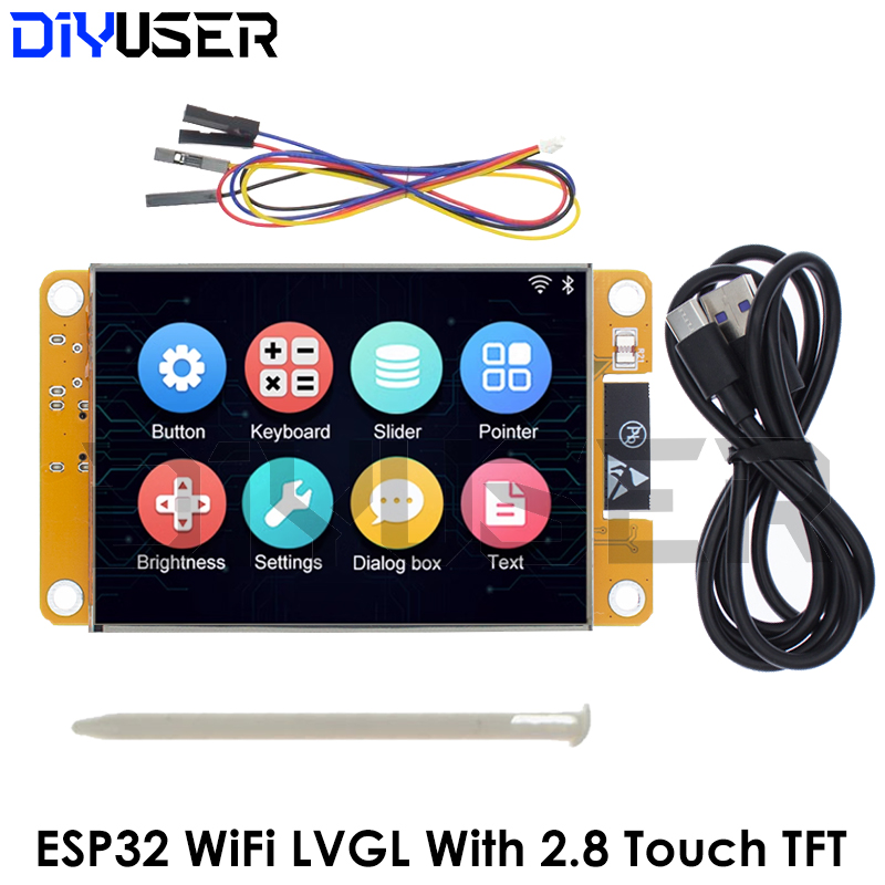 ESP32 LVGL WIFI&Bluetooth Deve - огляд і ціна Tft Display 2.4