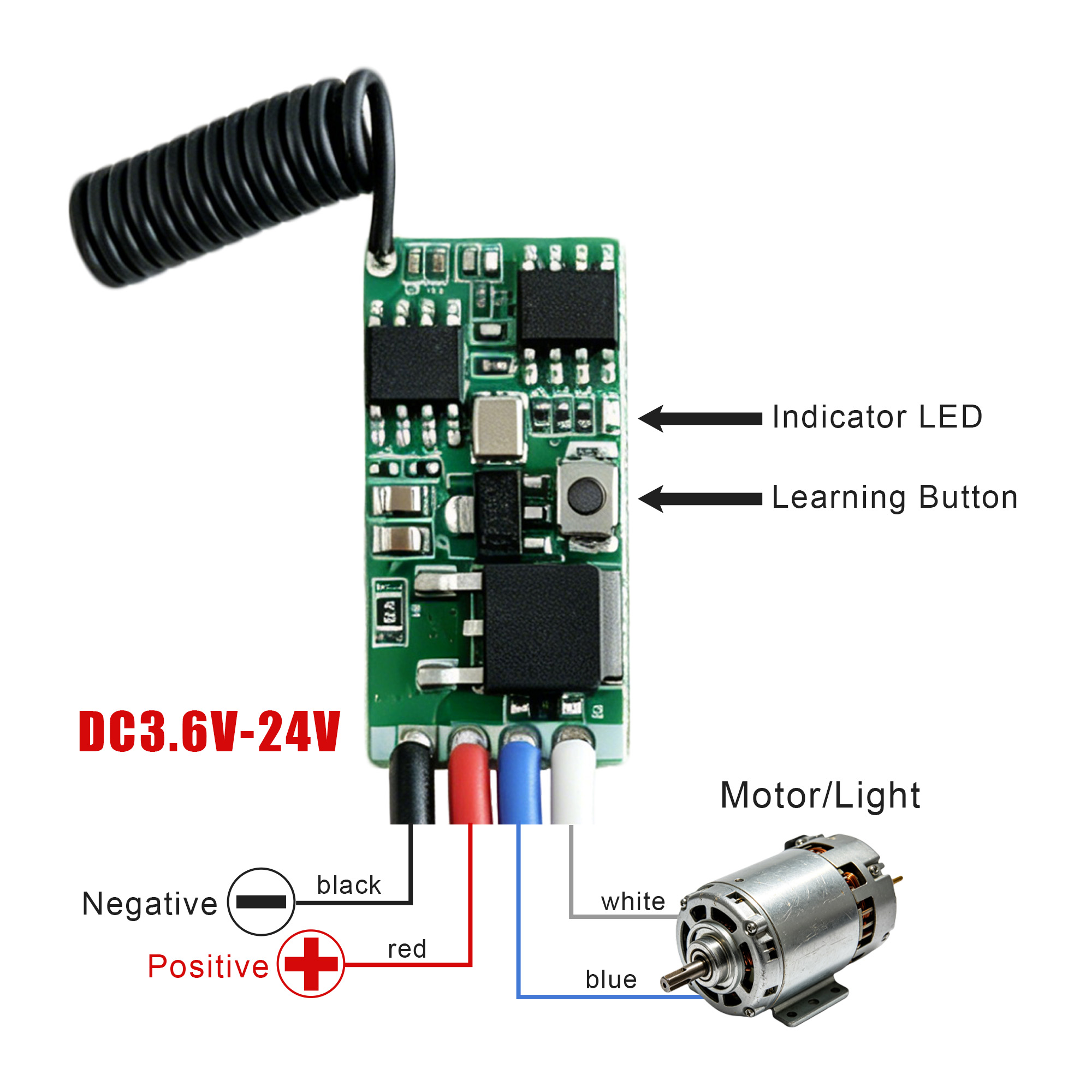 DC 3.7V-24V 433MHz Mini Wirele - огляд і ціна Ir Remote Module
