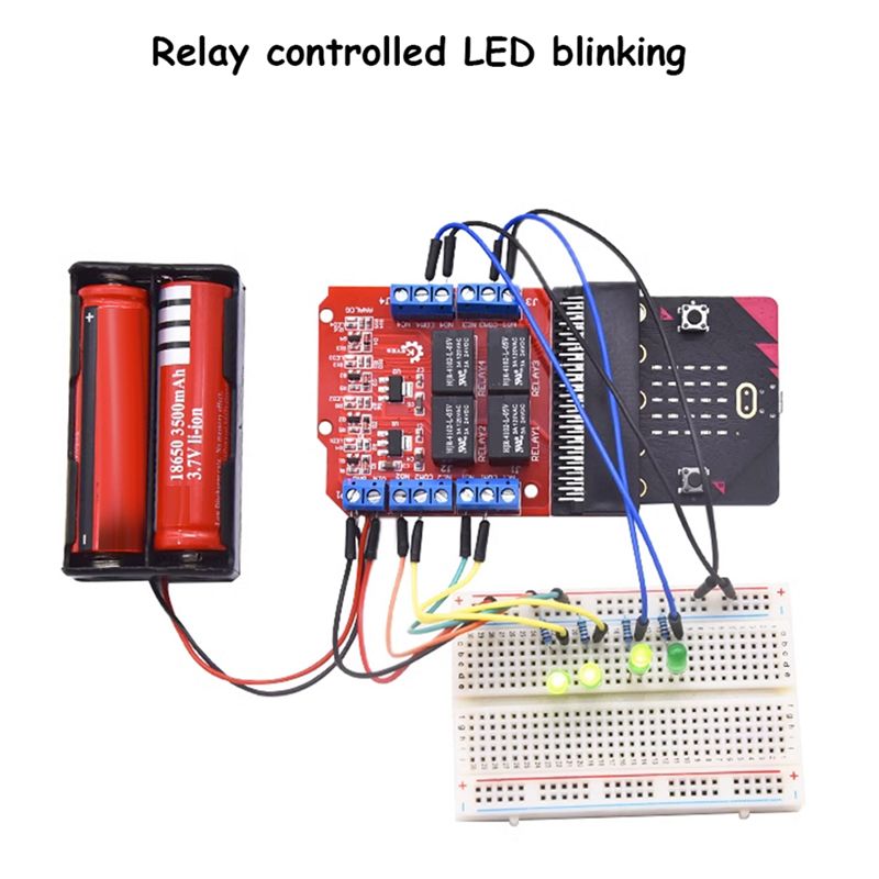 SCLS Microbit 4 Channel Relay  - огляд і ціна Relay Module 4 Channel