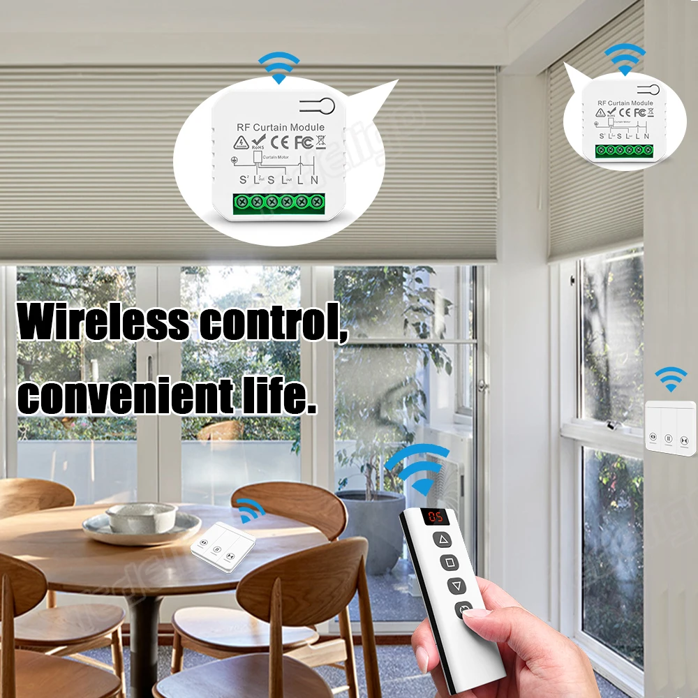 433 MHz RF Curtain Switch Modu - огляд і ціна Ir Remote Module