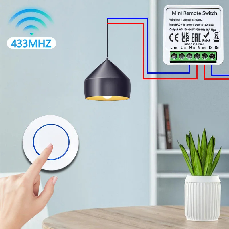 433HMz Wireless Light Switch 1 - огляд і ціна Ir Remote Module