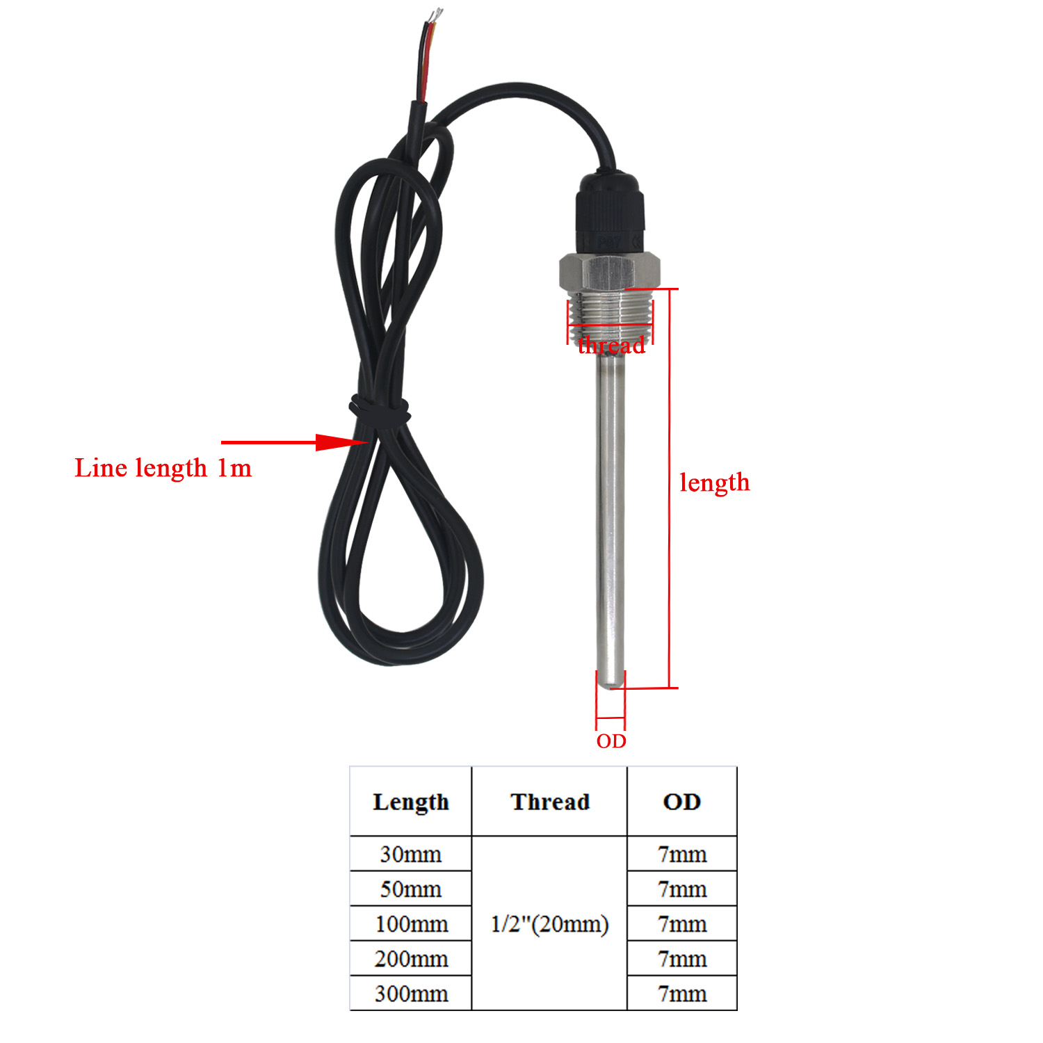 1x DS18B20 Digital Temperature - огляд і ціна Ds18B20