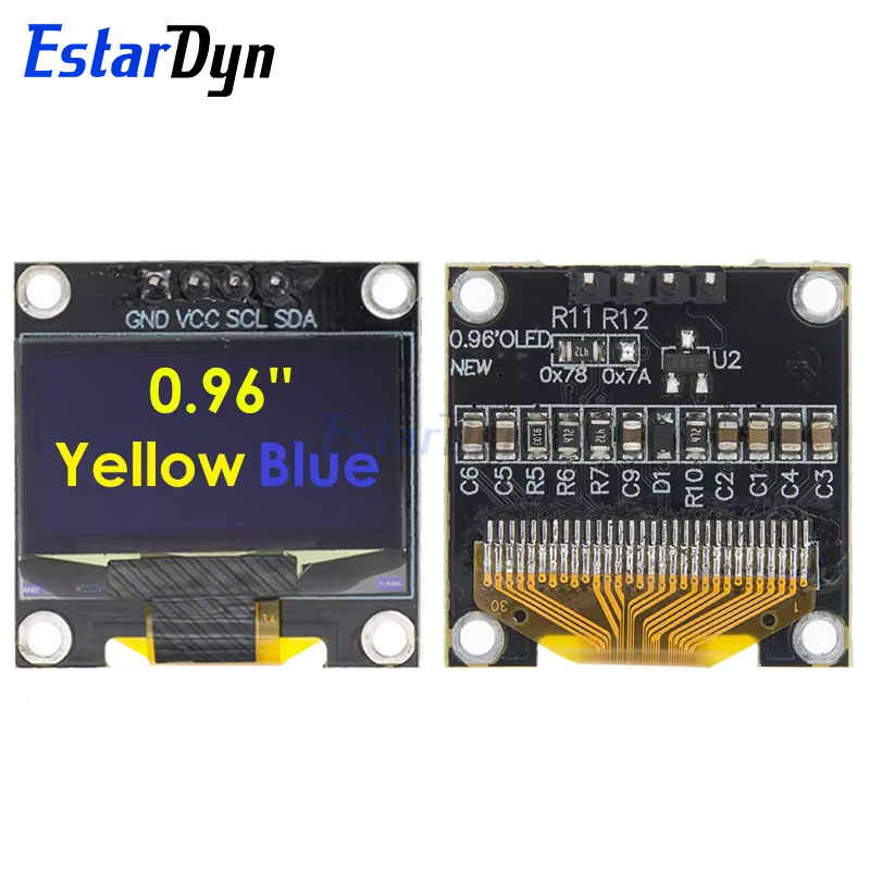 0.96 inch IIC SPI Serial 7/4Pi - огляд і ціна Ssd1306