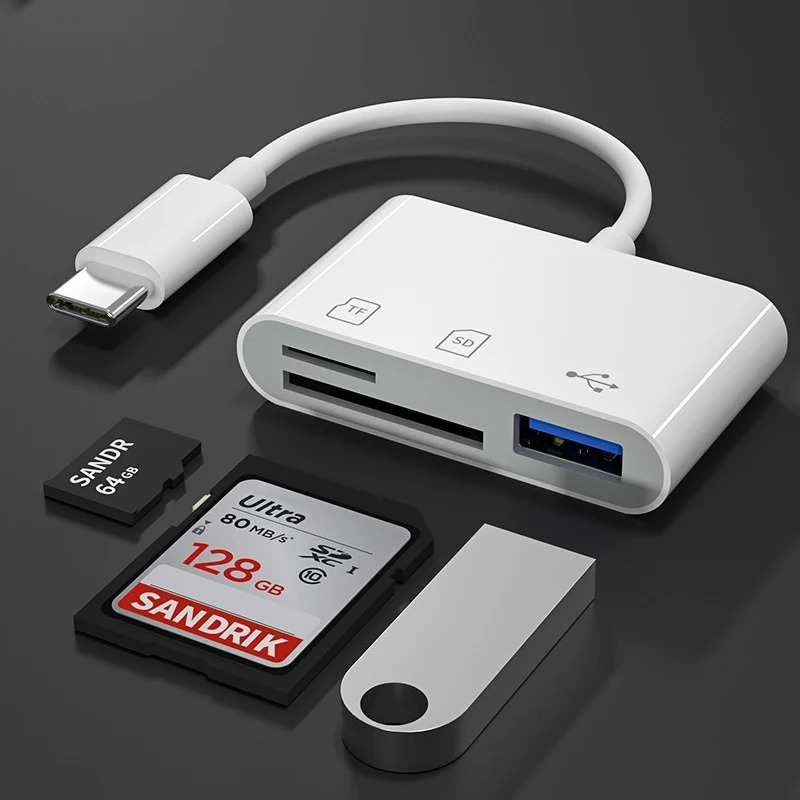 3 In 1 Type-c To USB C A OTG A - огляд і ціна Sd Card Module