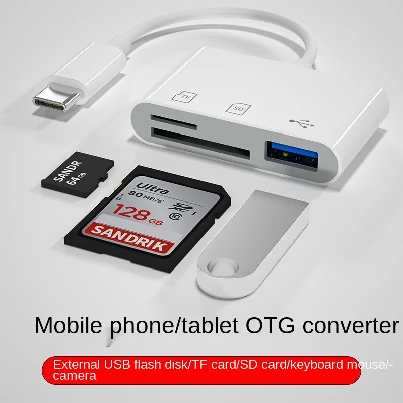 3 In 1 Type-c To USB C A OTG A - огляд і ціна Sd Card Module