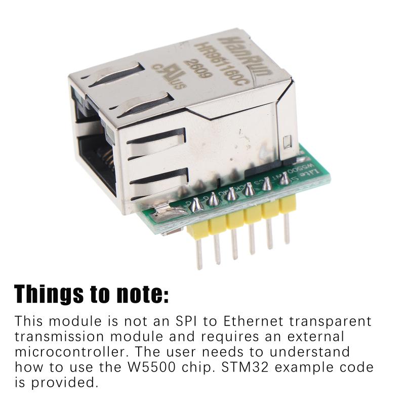 USR-ES1 W5500 Chip SPI to LAN  - огляд і ціна Ethernet W5500