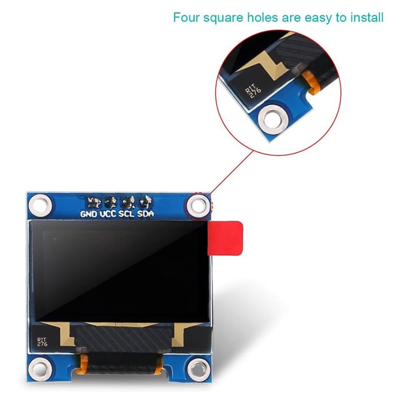 A37T-4Pcs 0.96 Inch OLED Displ - огляд і ціна Ssd1306