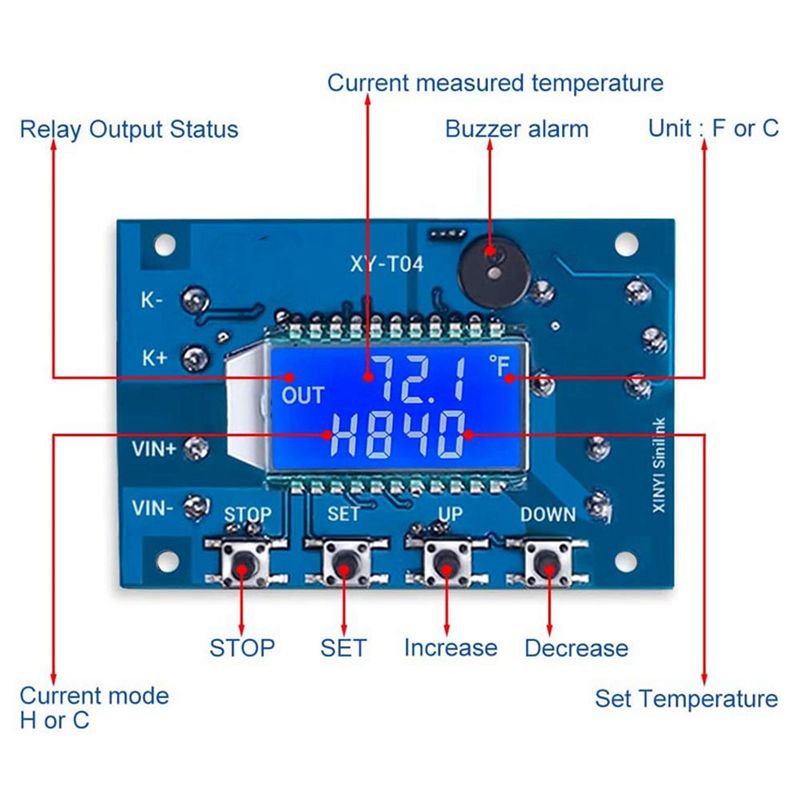 DT17 2X 12V DC Digital Tempera - огляд і ціна Thermocouple Module K Type